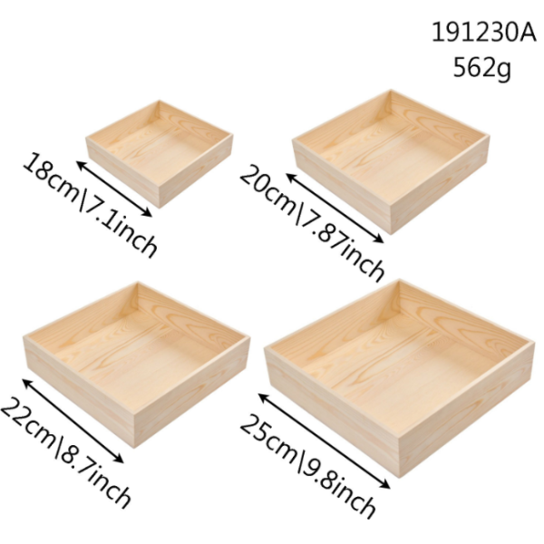 Small Wooden Box | Gift Box Without Lid